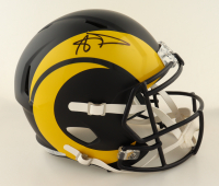 Aaron Donald Signed Rams Full-Size Eclipse Alternate Speed Helmet (Beckett) at PristineAuction.com