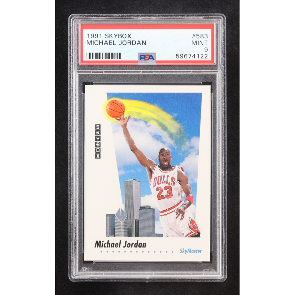 Michael Jordan 1991 SkyBox #583 SM (PSA 9) at PristineAuction.com
