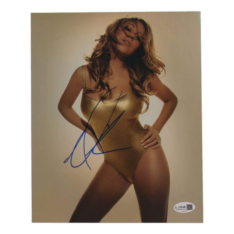 Mariah Carey Signed 8x10 Photo (JSA) at PristineAuction.com Mariah Carey Signed 8x10 Photo (JSA) at PristineAuction.com