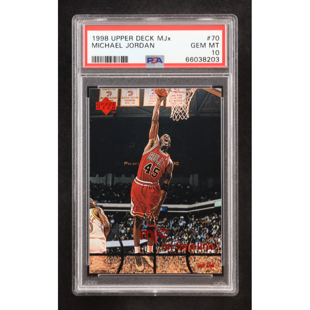 Michael Jordan 1998 Upper Deck MJx #70 (PSA 10) at PristineAuction.com