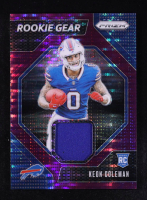 Keon Coleman 2024 Panini Prizm Rookie Gear Purple Pulsar Mem #RG-KCN RC at PristineAuction.com