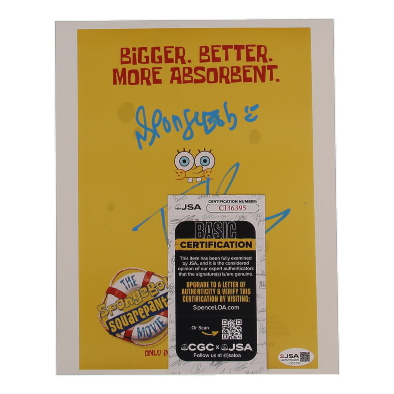 Tom Kenny Signed "SpongeBob SquarePants" 8x10 Photo Inscribed "SpongeBob" (JSA) at PristineAuction.com Tom Kenny Signed "SpongeBob SquarePants" 8x10 Photo Inscribed "SpongeBob" (JSA) at PristineAuction.com