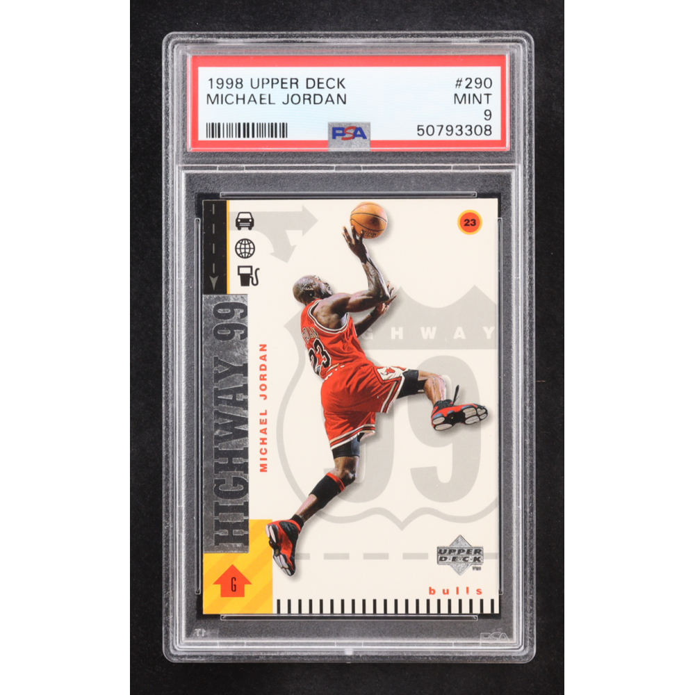 Michael Jordan 1998 Upper Deck #290 (PSA 9) at PristineAuction.com