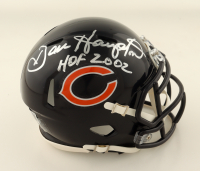 Dan Hampton Signed Bears Speed Mini Helmet Inscribed "HOF 2002" (Beckett) at PristineAuction.com