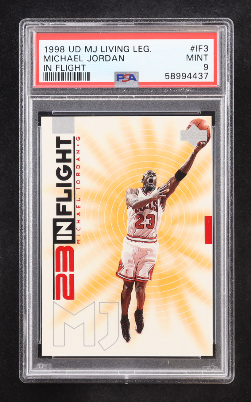 Michael Jordan 1998 UD MJ Living Legend #IF3 (PSA 9) at PristineAuction.com Michael Jordan 1998 UD MJ Living Legend #IF3 (PSA 9) at PristineAuction.com