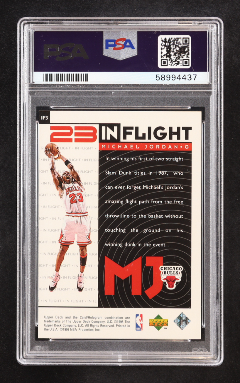 Michael Jordan 1998 UD MJ Living Legend #IF3 (PSA 9) at PristineAuction.com Michael Jordan 1998 UD MJ Living Legend #IF3 (PSA 9) at PristineAuction.com