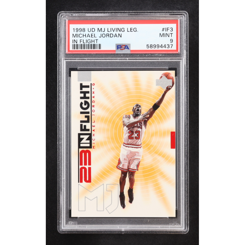 Michael Jordan 1998 UD MJ Living Legend #IF3 (PSA 9) at PristineAuction.com