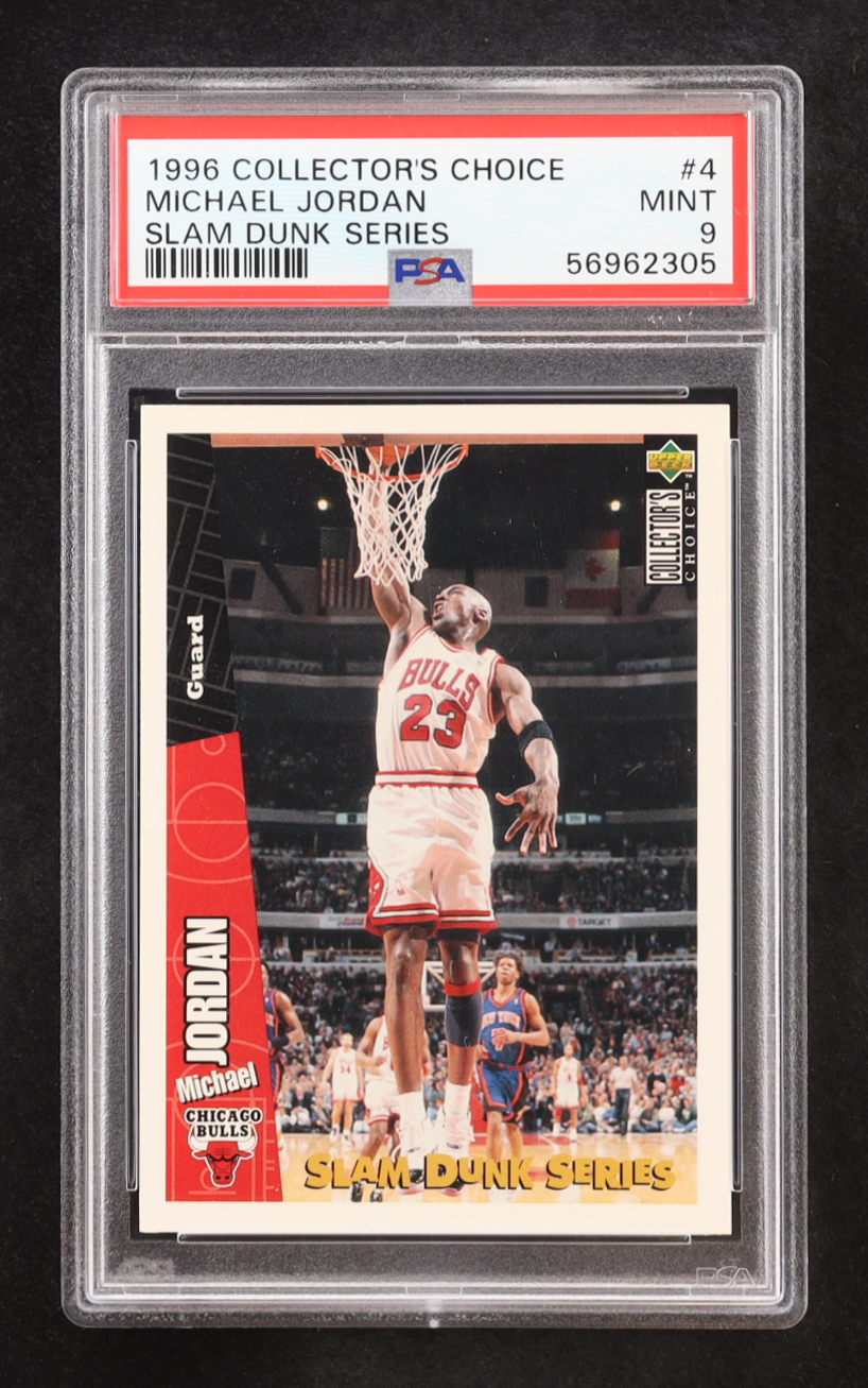 Michael Jordan 1996 Collector's Choice #4 SDS (PSA 9) at PristineAuction.com Michael Jordan 1996 Collector's Choice #4 SDS (PSA 9) at PristineAuction.com