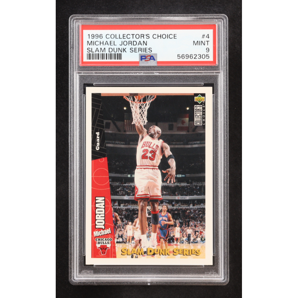 Michael Jordan 1996 Collector's Choice #4 SDS (PSA 9) at PristineAuction.com