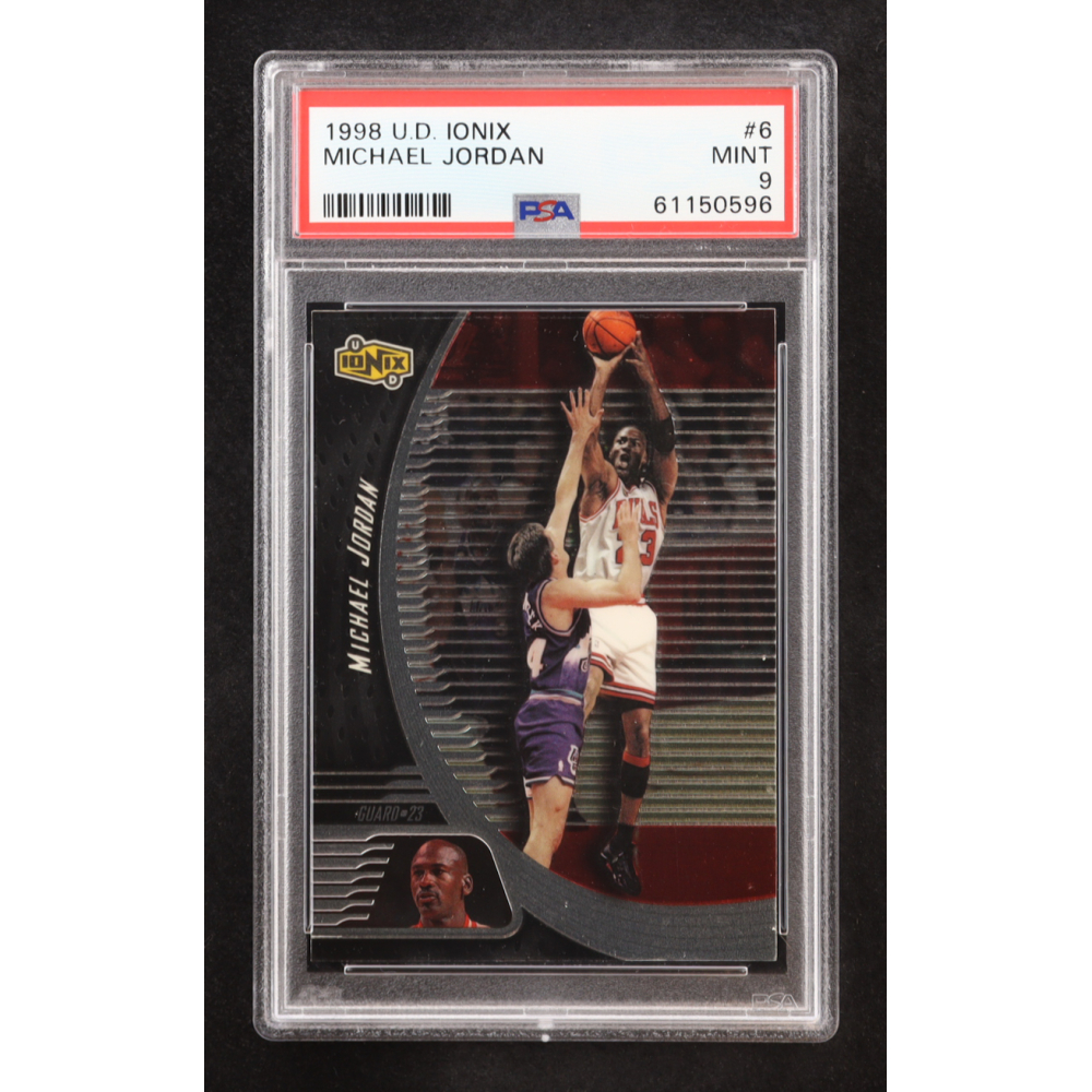 Michael Jordan 1998 U.D. Ionix #6 (PSA 9) at PristineAuction.com