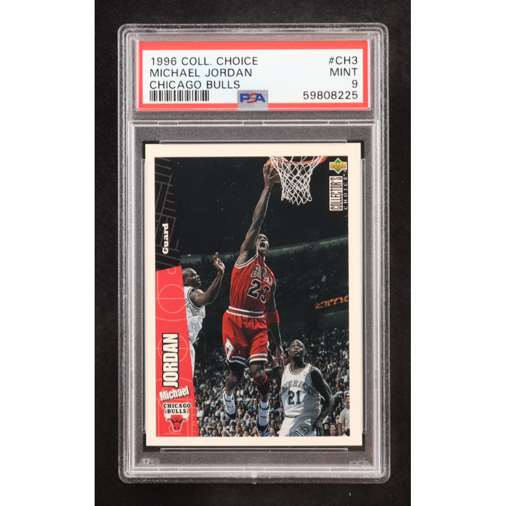 Michael Jordan 1996 Coll. Choice #CH3 CB (PSA 9) at PristineAuction.com