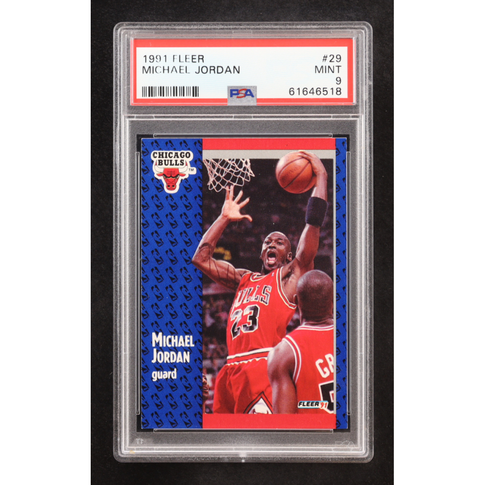 Michael Jordan 1991 Fleer #29 (PSA 9) at PristineAuction.com