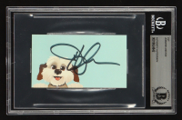 Jennifer Aniston Signed 3x5 Cut (BAS) at PristineAuction.com