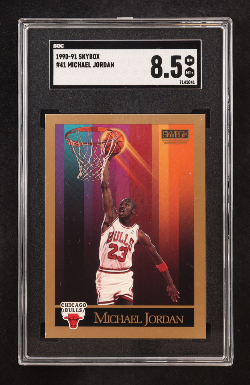 Michael Jordan 1990-91 SkyBox #41 (SGC 8.5) at PristineAuction.com Michael Jordan 1990-91 SkyBox #41 (SGC 8.5) at PristineAuction.com