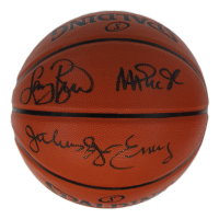 Larry Bird, Julius Erving & Magic Johnson Signed NBA Basketball (Beckett) at PristineAuction.com