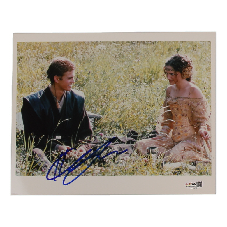 Hayden Christensen Signed "Star Wars: Episode II – Attack of the Clones" 8x10 Photo (JSA) at PristineAuction.com Hayden Christensen Signed "Star Wars: Episode II – Attack of the Clones" 8x10 Photo (JSA) at PristineAuction.com