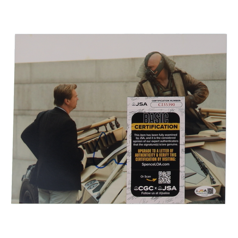 Christopher Nolan Signed "The Dark Knight Rises" 8x10 Photo (JSA) at PristineAuction.com Christopher Nolan Signed "The Dark Knight Rises" 8x10 Photo (JSA) at PristineAuction.com