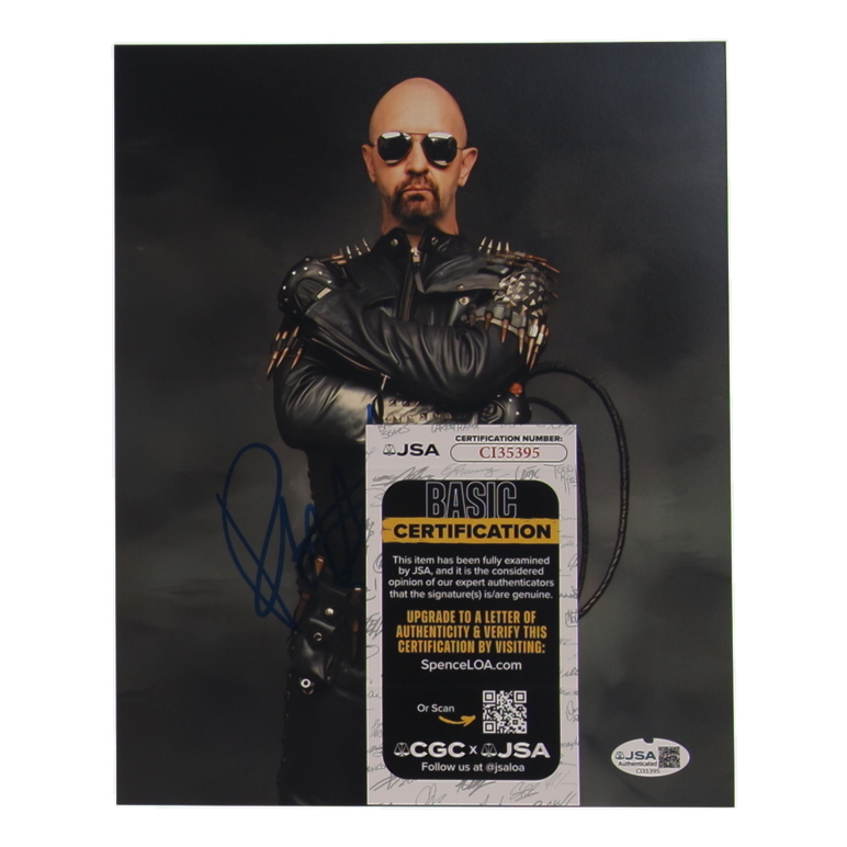 Rob Halford Signed 8x10 Photo (JSA) at PristineAuction.com Rob Halford Signed 8x10 Photo (JSA) at PristineAuction.com