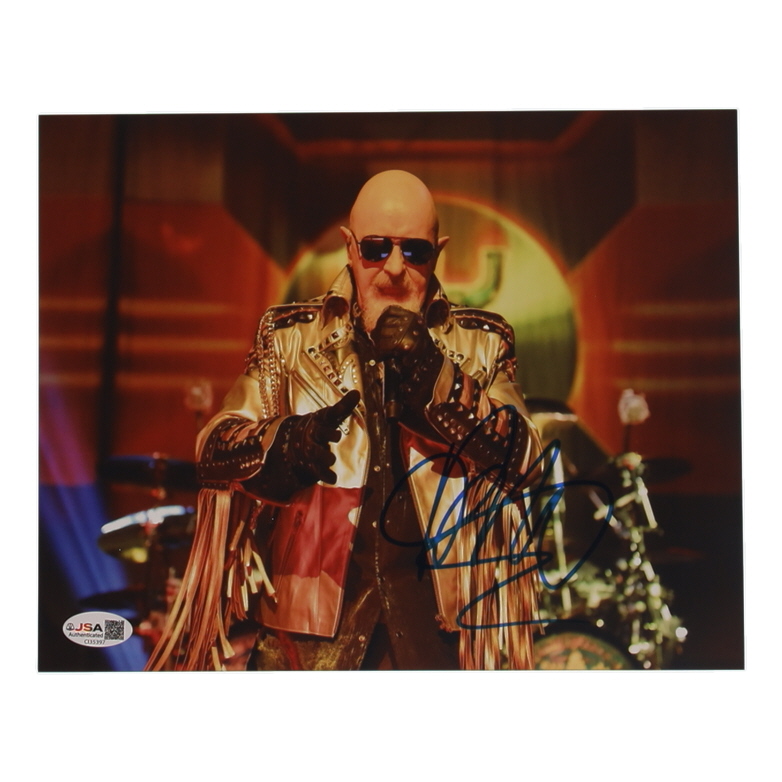 Rob Halford Signed 8x10 Photo (JSA) at PristineAuction.com Rob Halford Signed 8x10 Photo (JSA) at PristineAuction.com