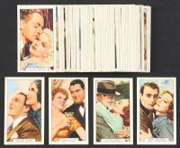 1935 Gallaher "Film Partners" Complete Set of (48) Cigarette Cards with William Powell & Jean Harlow #39, Clark Gable & Joan Crawford #11 at PristineAuction.com