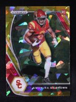Amon-Ra St. Brown 2021 Panini Prizm Draft Picks Prizms Gold Ice #133 RC at PristineAuction.com