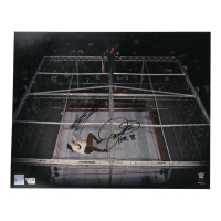 Mick Foley & The Undertaker Signed WWE 16x20 Photo Inscribed "HAC '98" (Fanatics) at PristineAuction.com