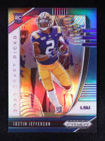 Justin Jefferson 2020 Panini Prizm Draft Picks Prizms Blue #126 RC at PristineAuction.com