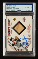 Nolan Ryan Signed 2001 Upper Deck Sweet Spot Game Bat #B-NR (PSA | Auto 10) at PristineAuction.com