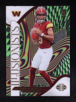 Jayden Daniels 2024 Panini Illusions Illusionists Emerald #3 RC at PristineAuction.com