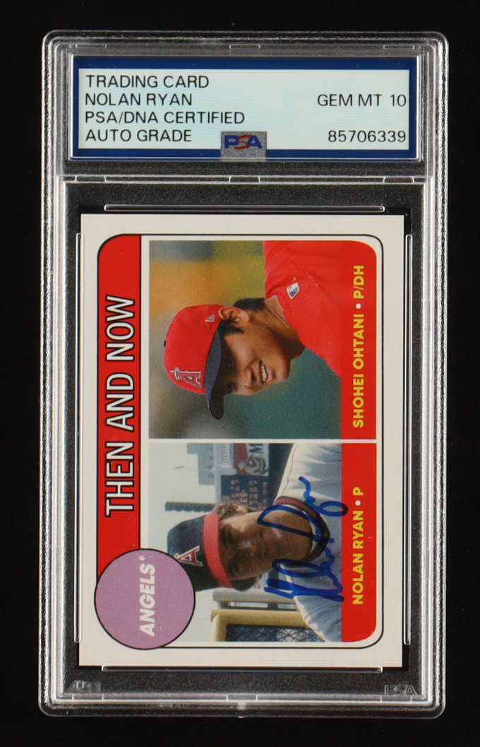 Nolan Ryan Signed 2018 Topps Throwback Thursday #67 (PSA | Auto 10) at PristineAuction.com Nolan Ryan Signed 2018 Topps Throwback Thursday #67 (PSA | Auto 10) at PristineAuction.com