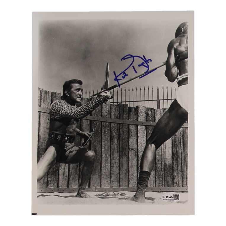 Kirk Douglas Signed "Spartacus" 8x10 Photo (JSA) at PristineAuction.com Kirk Douglas Signed "Spartacus" 8x10 Photo (JSA) at PristineAuction.com