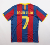 David Villa Signed FC Barcelona Nike Authentic Jersey (Beckett) at PristineAuction.com