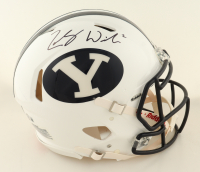 Zach Wilson Signed BYU Cougars Full-Size Authentic On-Field Speed Helmet (Beckett) at PristineAuction.com