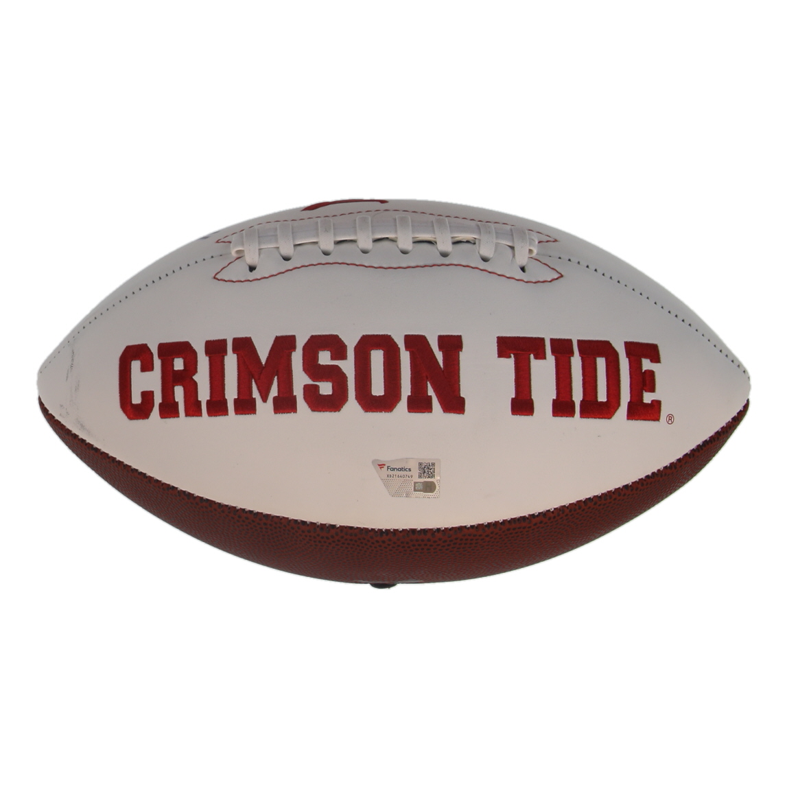 John Metchie Signed Alabama Crimson Tide Football with Inscribed "Roll Tide!" (Fanatics) at PristineAuction.com John Metchie Signed Alabama Crimson Tide Football with Inscribed "Roll Tide!" (Fanatics) at PristineAuction.com