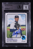 Aroldis Chapman Signed 2022 Topps Heritage #287 (BGS | Auto 10) at PristineAuction.com