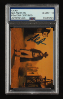 Nolan Ryan Signed 1992 Texas Ranger Wild Wild West Promo Card (PSA | Auto 10) at PristineAuction.com