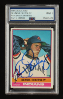 Dennis Eckersley Signed 1976 Topps #98 RC (PSA | Auto 10) at PristineAuction.com
