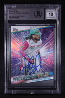 Fernando Tatis Jr. Signed 2024 Topps Stars of MLB #SMLB15 (BGS | Auto 10) at PristineAuction.com