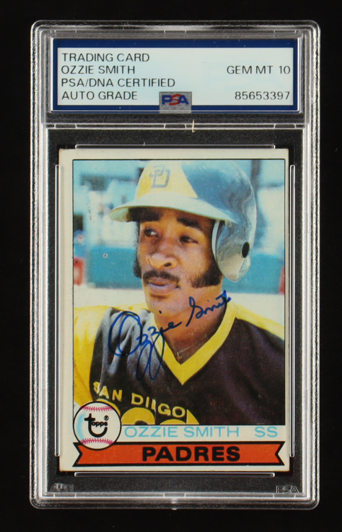 Ozzie Smith Signed 1979 Topps #116 RC (PSA | Auto 10) at PristineAuction.com Ozzie Smith Signed 1979 Topps #116 RC (PSA | Auto 10) at PristineAuction.com