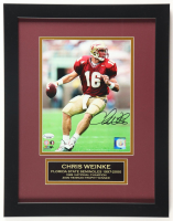 Chris Weinke Signed Florida State Seminoles Custom Framed Photo Display (SportsCollectibles) at PristineAuction.com