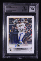 Fernando Tatis Jr. Signed 2022 Topps #100 (BGS | Auto 10) at PristineAuction.com