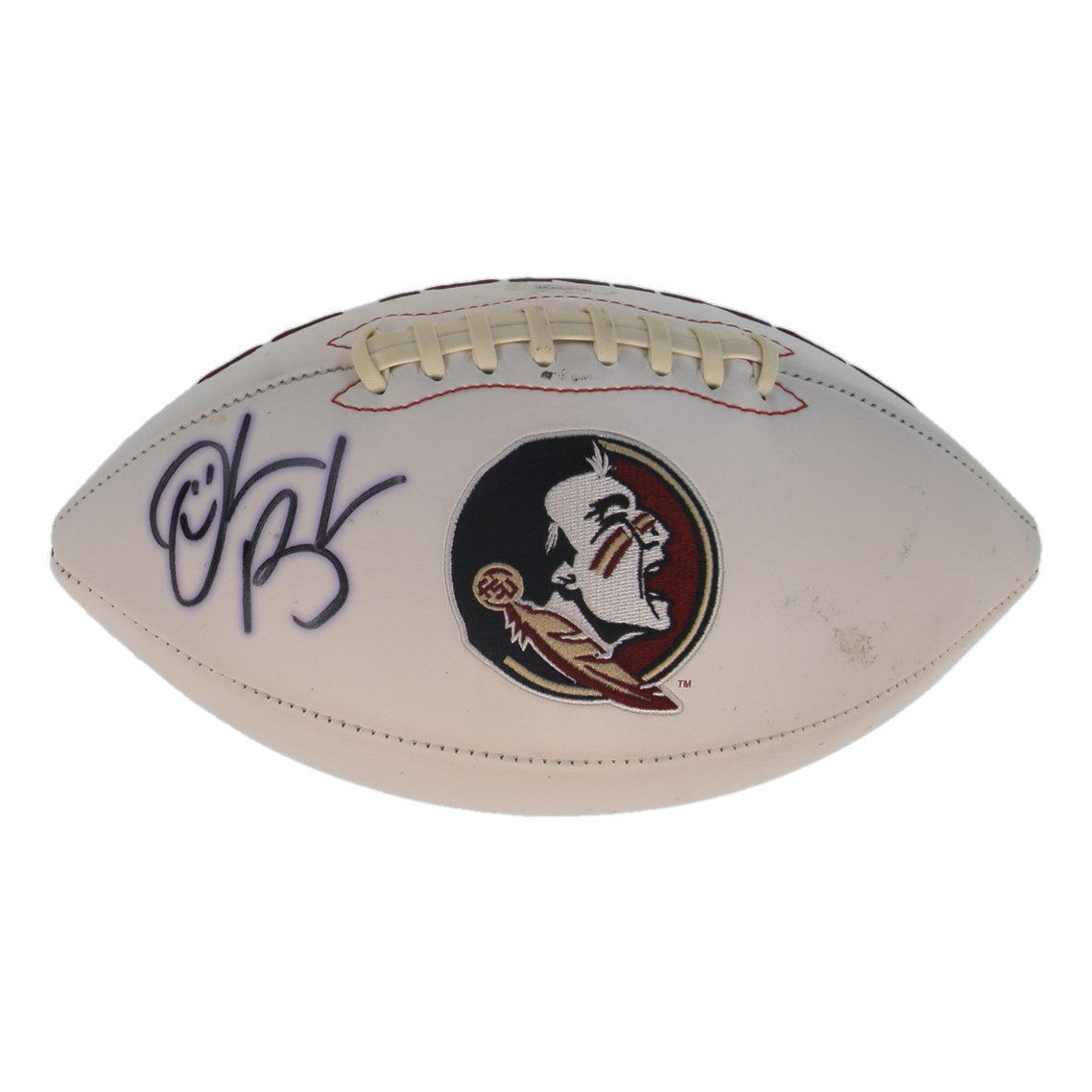 Derrick Brooks Signed FSU Seminoles Logo Football (PSA) at PristineAuction.com Derrick Brooks Signed FSU Seminoles Logo Football (PSA) at PristineAuction.com