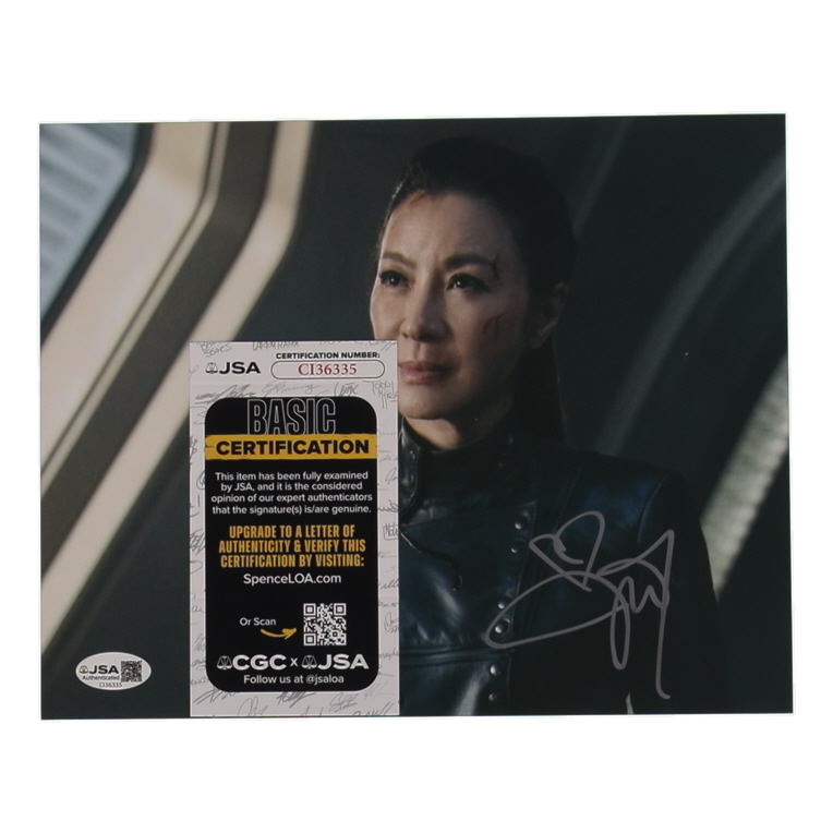 Michelle Yeoh Signed "Star Trek: Discovery" 8x10 Photo (JSA) at PristineAuction.com Michelle Yeoh Signed "Star Trek: Discovery" 8x10 Photo (JSA) at PristineAuction.com