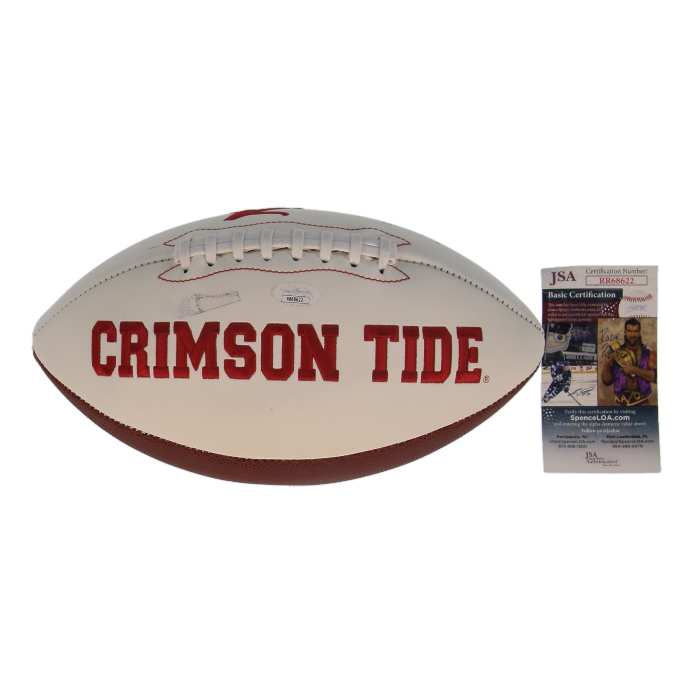 Jameson Williams Signed Alabama Crimson Tide Logo Football (JSA) at PristineAuction.com Jameson Williams Signed Alabama Crimson Tide Logo Football (JSA) at PristineAuction.com