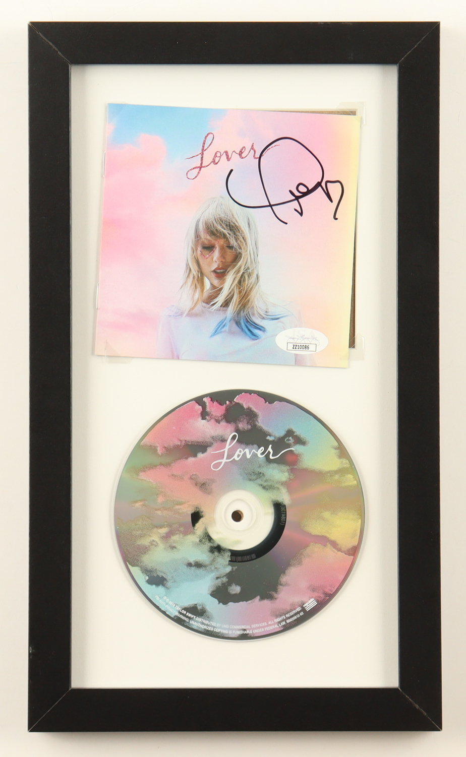 Taylor Swift Signed Custom Framed "Lover" CD Album Insert Display With Disc Case (JSA) at PristineAuction.com Taylor Swift Signed Custom Framed "Lover" CD Album Insert Display With Disc Case (JSA) at PristineAuction.com