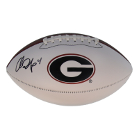 Oscar Delp Signed Georgia Bulldogs Logo Football (Beckett) at PristineAuction.com