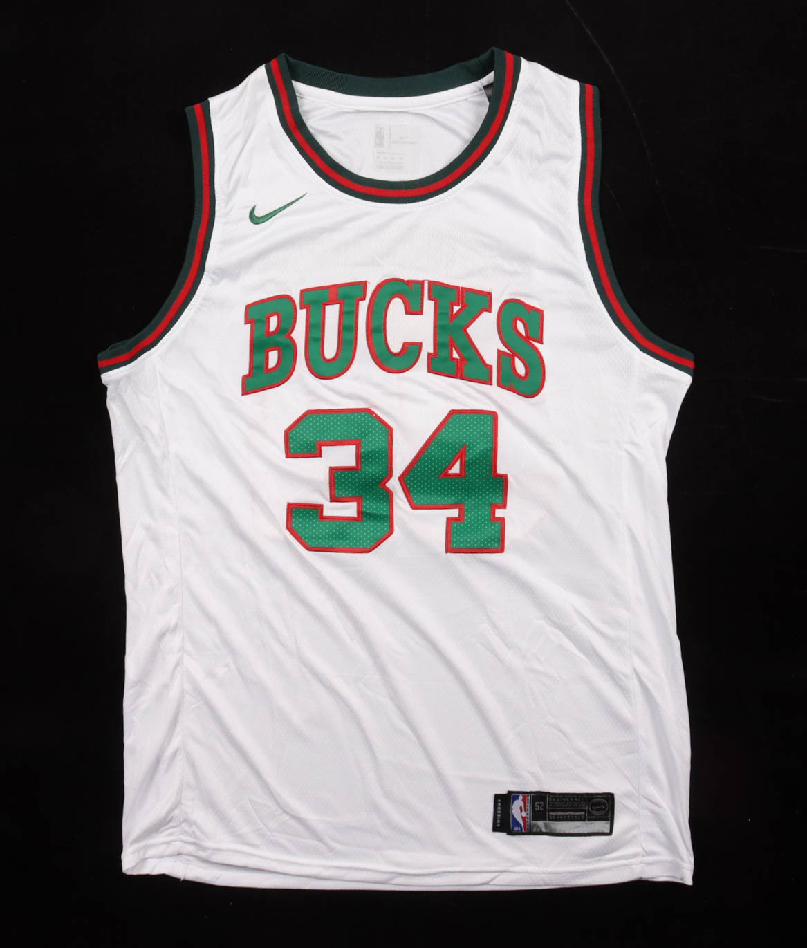 Giannis Antetokounmpo Signed Bucks Nike Authentic Jersey (JSA) at PristineAuction.com Giannis Antetokounmpo Signed Bucks Nike Authentic Jersey (JSA) at PristineAuction.com
