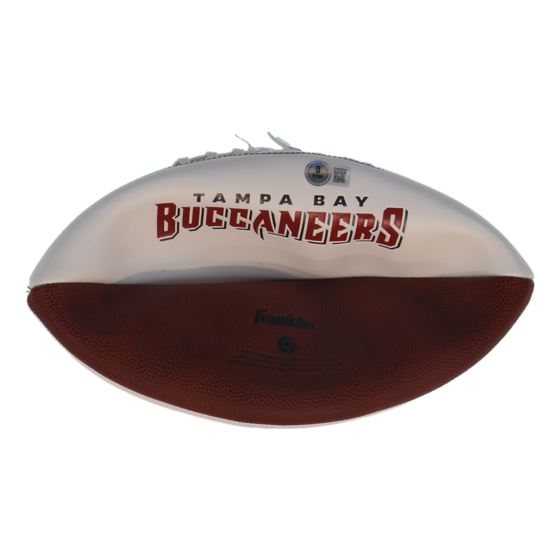 Vinny Testaverde Signed Buccaneers Logo Football (Beckett) at PristineAuction.com Vinny Testaverde Signed Buccaneers Logo Football (Beckett) at PristineAuction.com