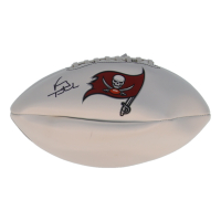 Vinny Testaverde Signed Buccaneers Logo Football (Beckett) at PristineAuction.com