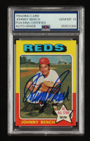 Johnny Bench Signed 1975 Topps Baseball #260 (PSA | Auto 10) at PristineAuction.com